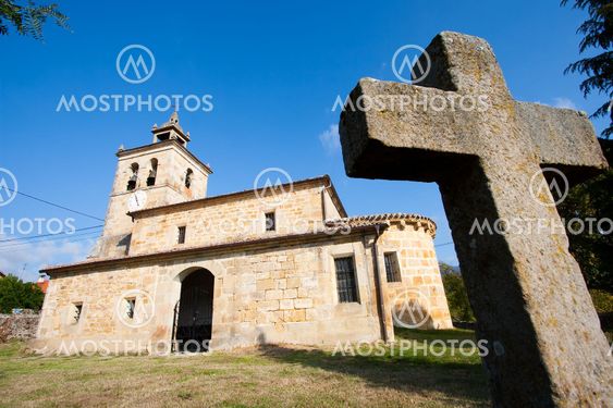 Church of Quisicedo, Burgos, Castilla y Leon, Spain
