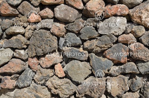 Old stone wall detail