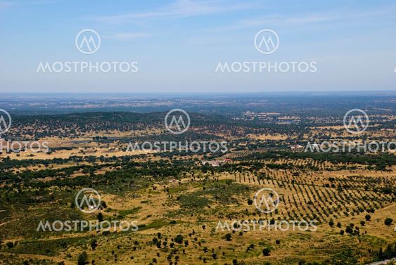 Dry landscape of Alentejo, Portugal