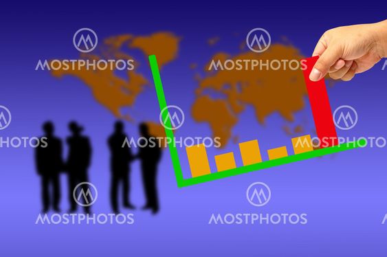 Graph - Hand holding