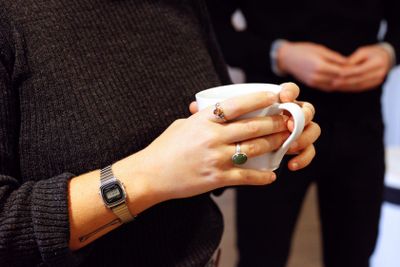 Kafferast på kontoret