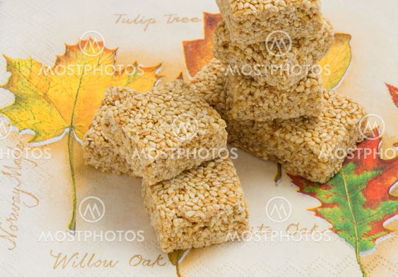 Sesame candy.