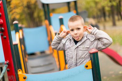 Little boy at playground
