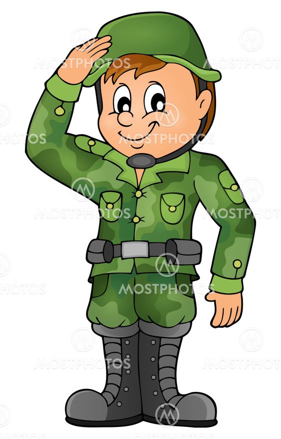 Male soldier theme image 1