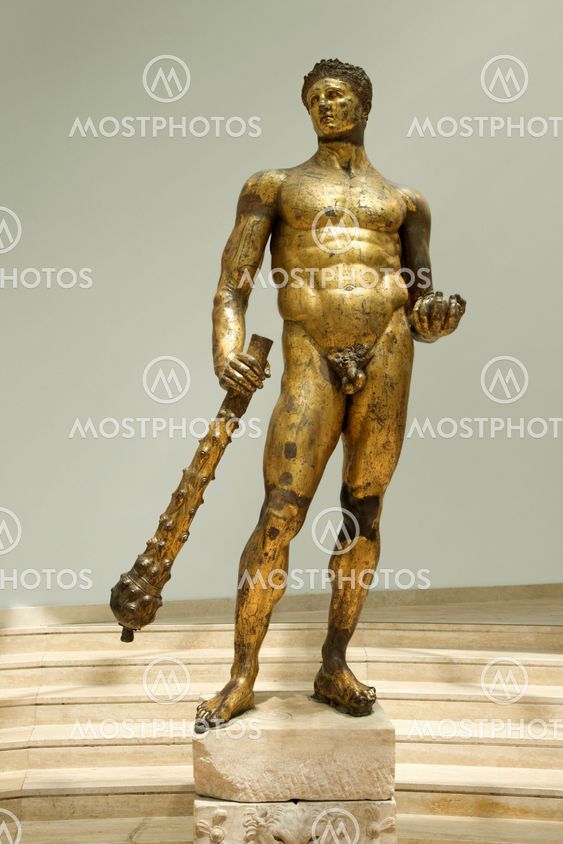 Hercules statue.