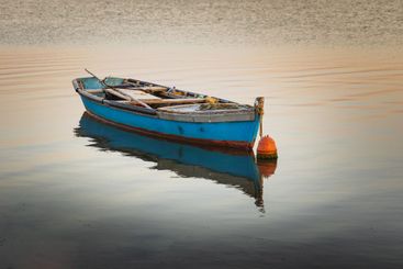 Fishing boats on the lake