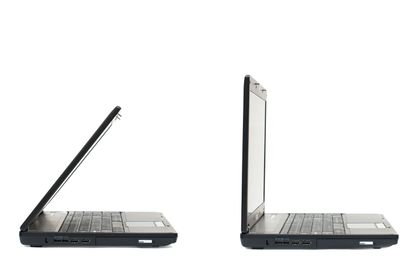 Laptop opening stages