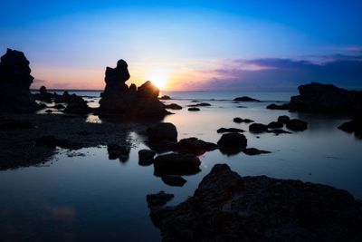 Rocky coast of Folhammar, Gotland