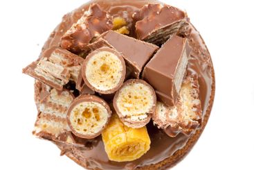 donut isolated on white background