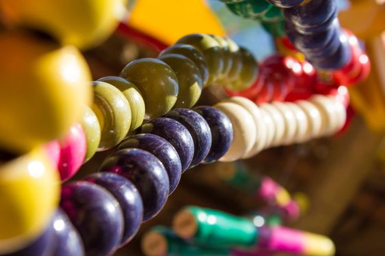 multicolor of beads chain