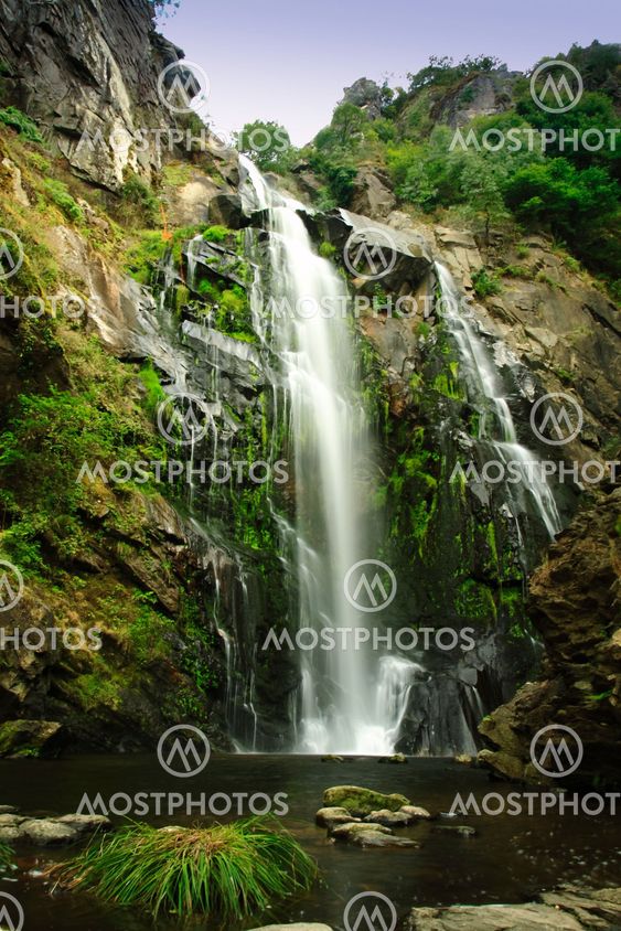 Toxa Waterfall in Silleda, Spain