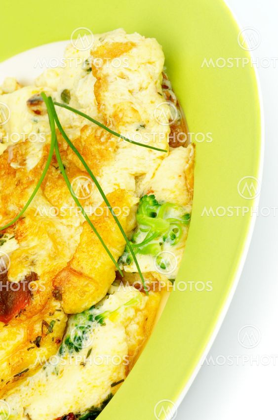 Omelet with Broccoli