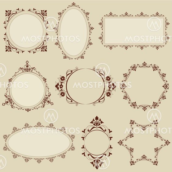 vintage frame set