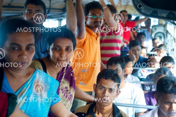 Sri Lankan public bus