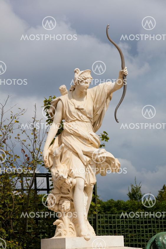 Statue in the gardens of Versalles, France