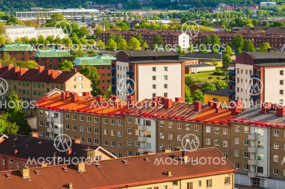 Residential areas in city, Sweden