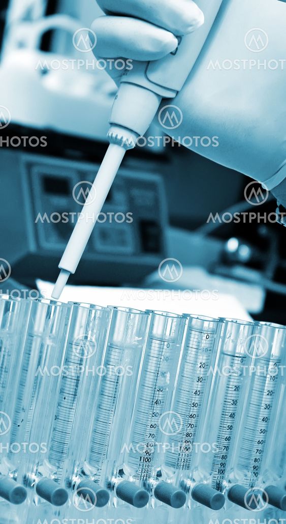 Laboratory equipment at a hospital