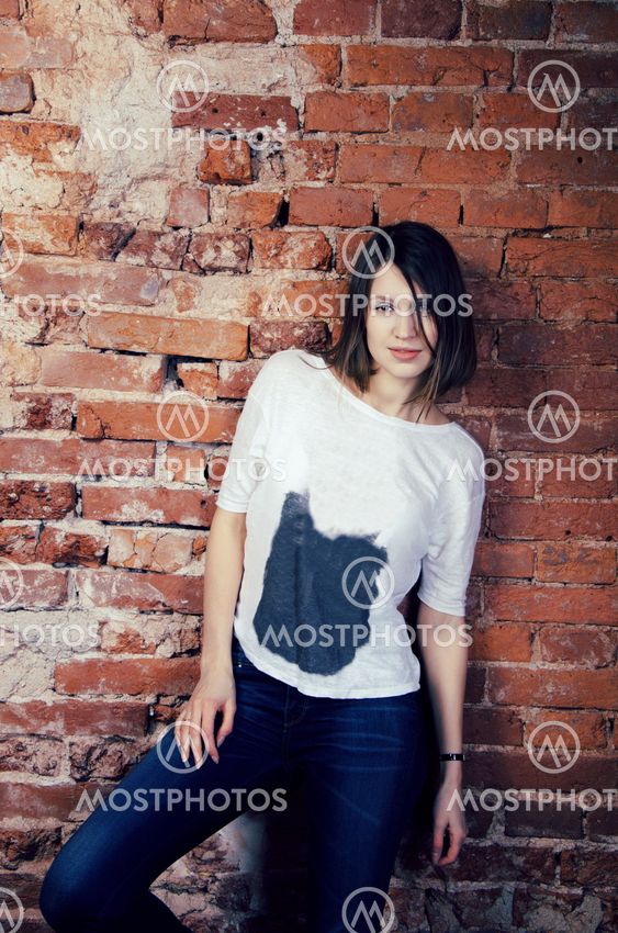 Girl in evening dress