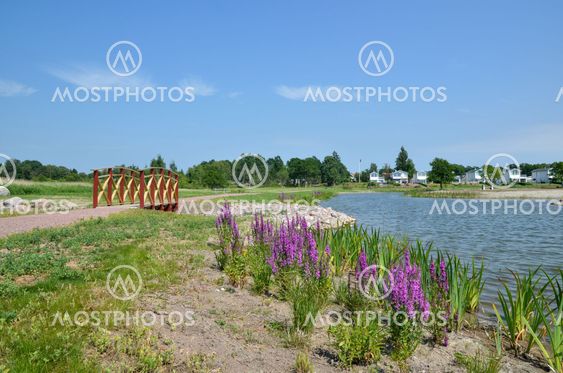 Strandpromenaden i Färjestaden på Öland