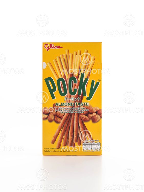 BANGKOK, THAILAND - June 9, 2016 : Biscuit stick box with...