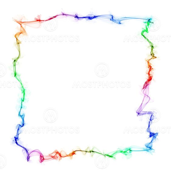 abstract colorful frame