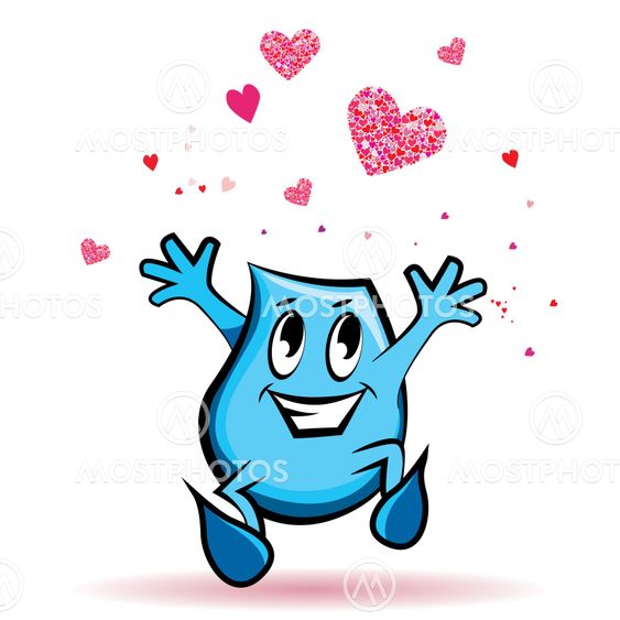 Cartoon character - love jump
