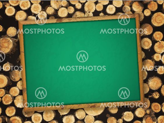 blackboard at lumber background