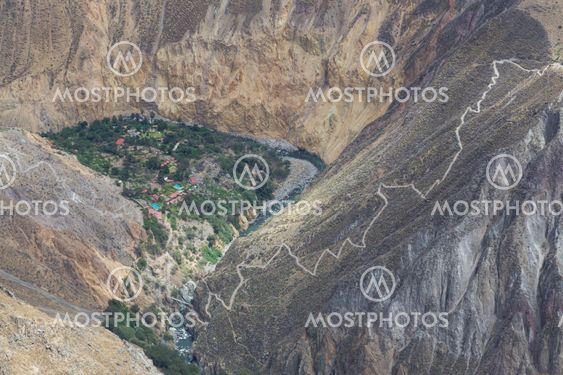 Oasis Sangalle in the Colca Canyon