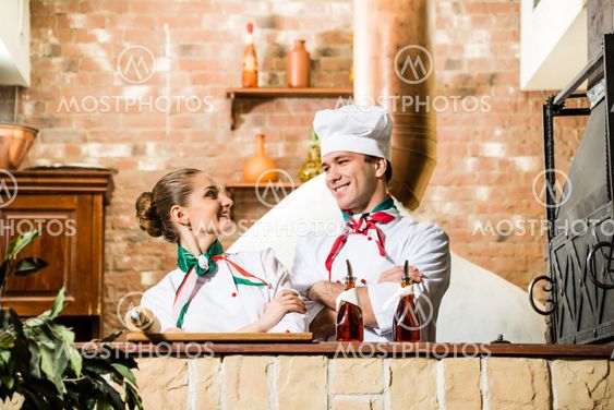 portrait of two cooks