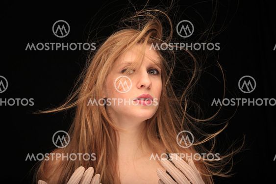 blown hair