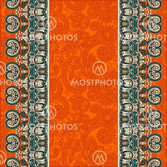 ornamental background with flower ribbon, stripe pattern, greeting card