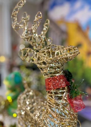 decorative, festive decoration New Year's deer