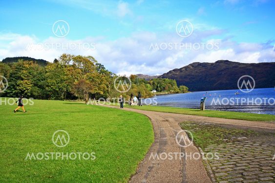 Loch Lomond in October, Scotland, UK