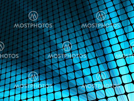 Blue rays light 3D mosaic. EPS 10