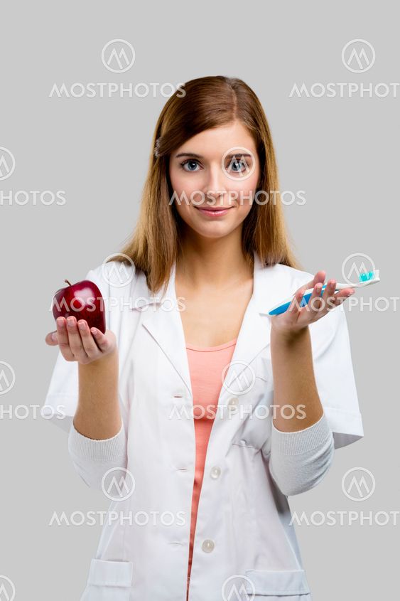 Female dentist