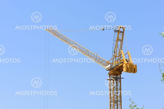 crane in construction site