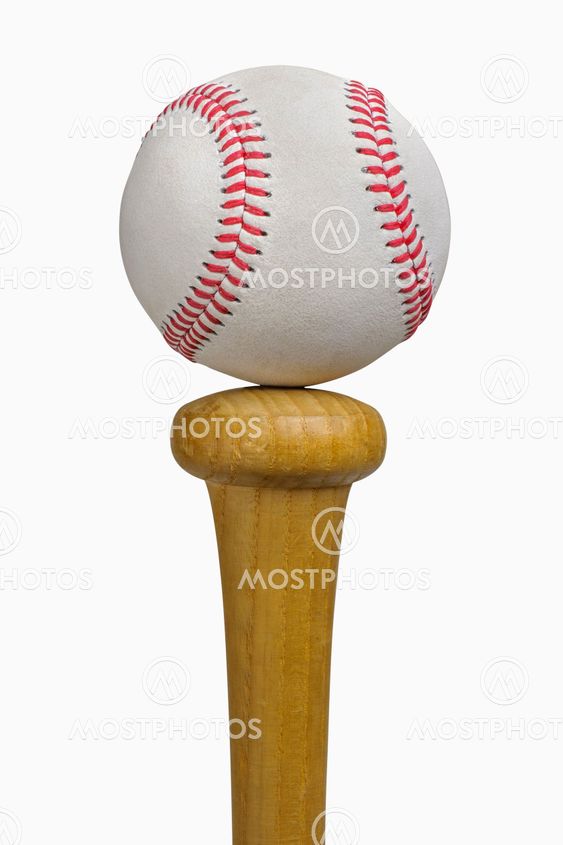Baseball Balancing on Bat