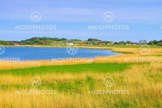 the village Thiessow on island of Ruegen