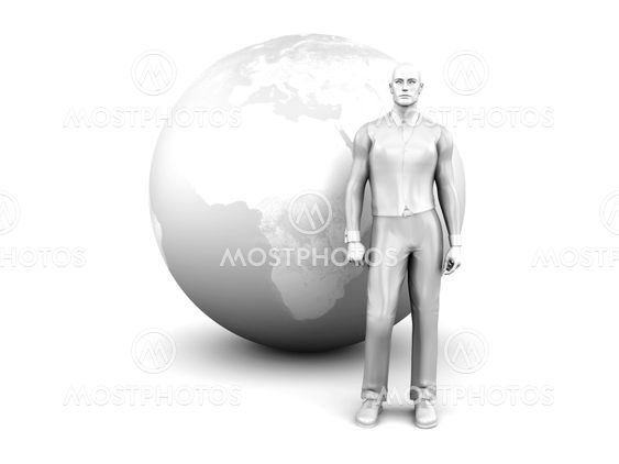 Global business man
