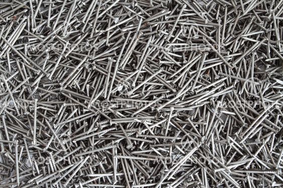 original background from metallic small nails