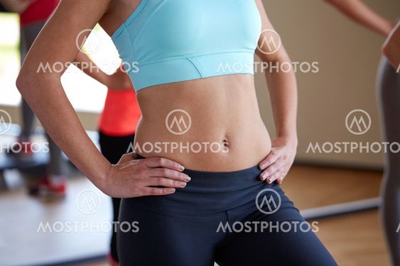 close up of women working out in gym