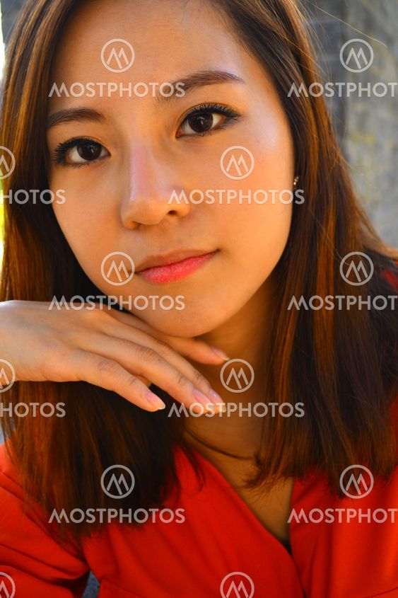 Asian Young Business Woman's Portrait