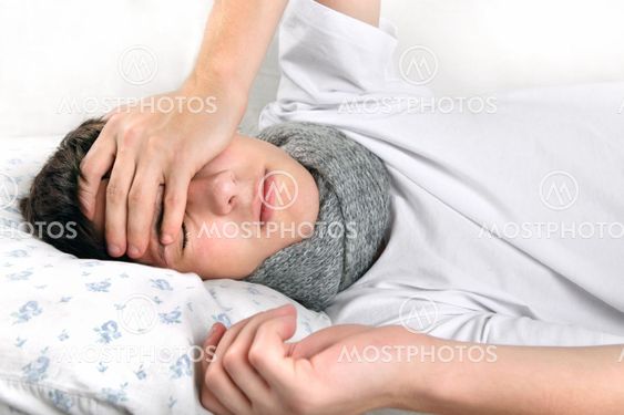 Young Man feel Headache