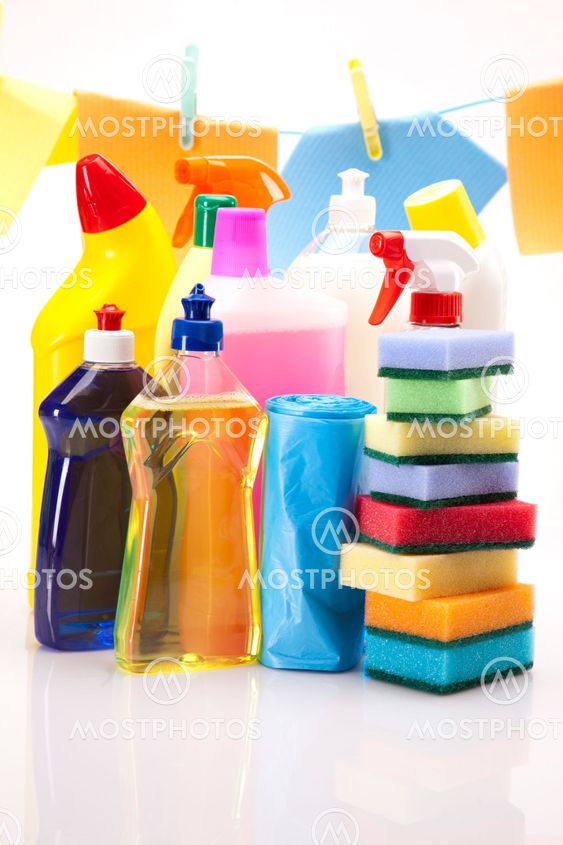 Cleaning items set