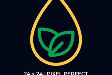 Clean water dark color line ui icon