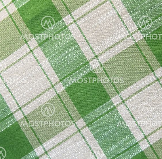 Beige and green linen fabric as background