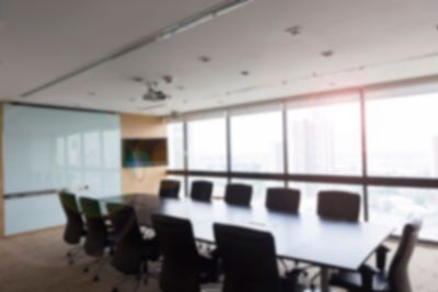 Empty meeting room background