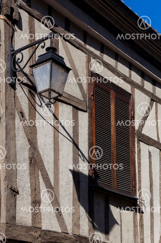 Street of Provins, Ille de France, France