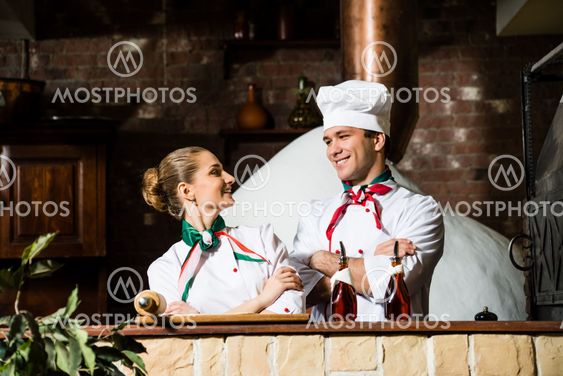 kaksi kokit muotokuva