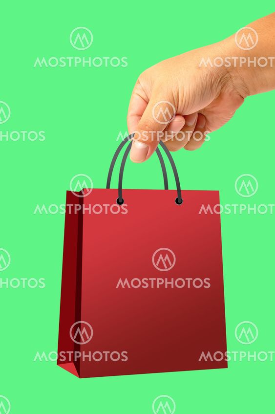 Shopping bag in hand